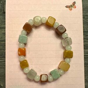 Beautiful Real Authentic Jade Bracelet In Different Colors.